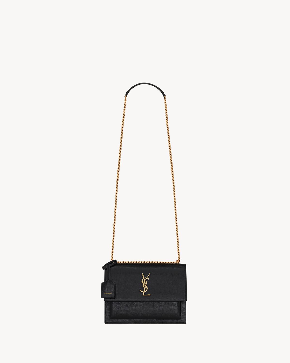 YSL Sunset Medium in Coated-Bark Leather - Image 1